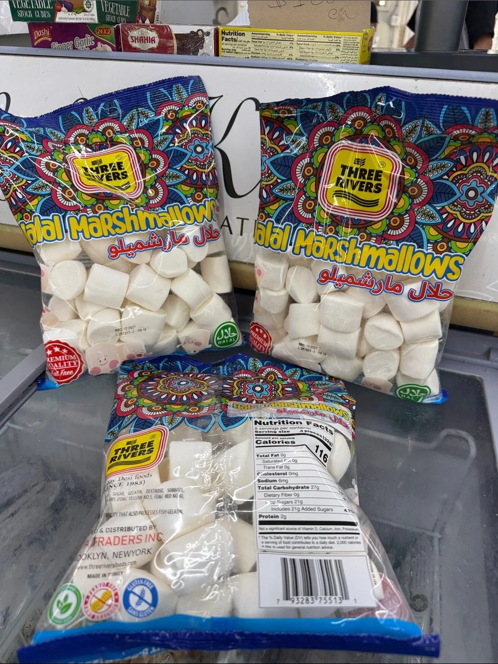White Halal Marshmallows - Soft Party Marshmallows Price is for all 3 bags